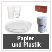 Papier und Plastik