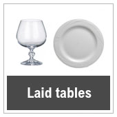 Laid tables