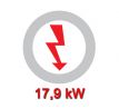 Sporák elektrický 10,4 kW s el. rúrou 7,5 kW