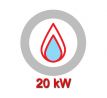 Varič cestovín plynový 30 + 30 L / 20 kW