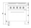 Sporák elektrický 14 kW s el. rúrou 7,5 kW