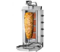 Gyros na 4 horáky, max 80 kg, Kebab Gril plynový