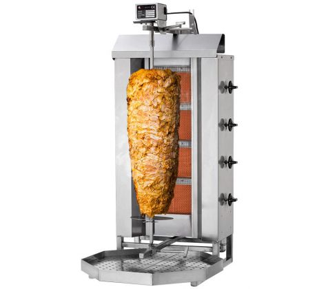 Gyros na 4 horáky, max 80 kg, Kebab Gril plynový