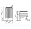 Grilovacia platňa 4,0 kW - ryhovaná