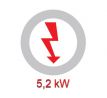 Sporák elektrický 2 x horák - 5,2 kW