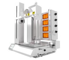 Robot gyros na 4 plynové horáky, max 50 kg, Kebab Gril