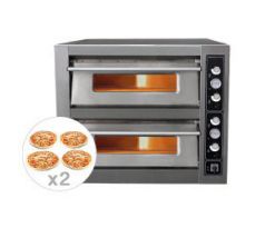 Pizza pec dvojkomorová elektrická 8 x 30 сm, KMPDI30-V