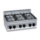 Sporák plynový, 6 horákov 28,5 kW