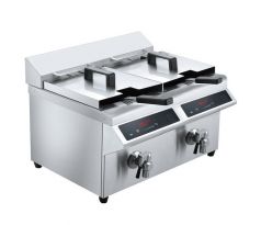 Indukčná fritéza – 2 x 8 litrov