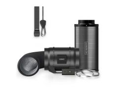 AC Infinity Air Filtration Kit 200mm, Inline Fan with Speed Controller, Carbon Filter & Ducting Combo