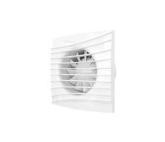 Kúpeľňový ventilátor Dalap 100 ELIS výkonný a spätnou klapkou, Ø 100 mm