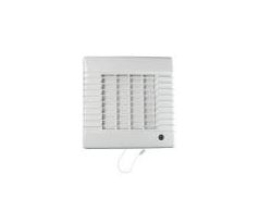 Kúpeľňový ventilátor s automatickou žalúziou a ťahovým spínačom Ø 125 mm