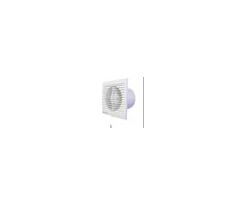 Ventilátor do kúpeľne so sieťkou a ťahovým spínačom Ø 100 mm