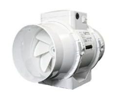 Ventilátor potrubný axiálny s termostatom a regulátorom otáčok Ø 160 mm