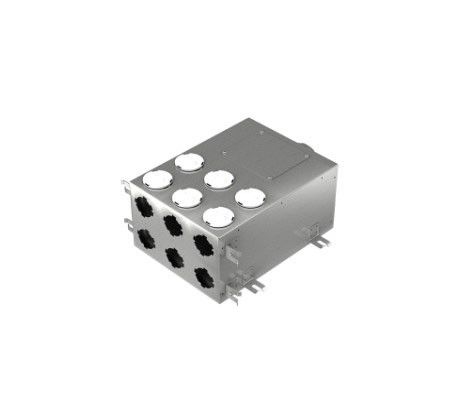 Kovový distribučný box, Ø 63 mm, 10 vývodov