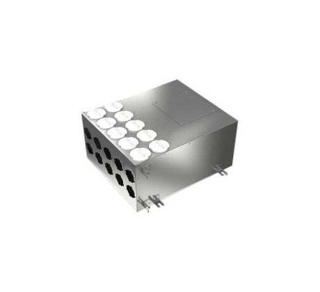 Kovový distribučný box, Ø 90 mm, 15 vývodov