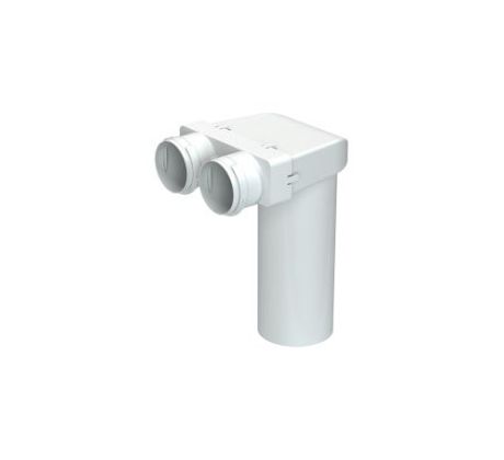 Plastový konektor do stropu pre potrubie Dalap Flexitech Ø 75 mm