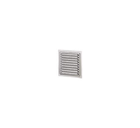Hliníková ventilačná mriežka, 125x125 mm, bez príruby