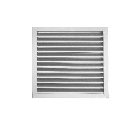Hliníková vetracia mriežka s pevnými lamelami 300x150 mm