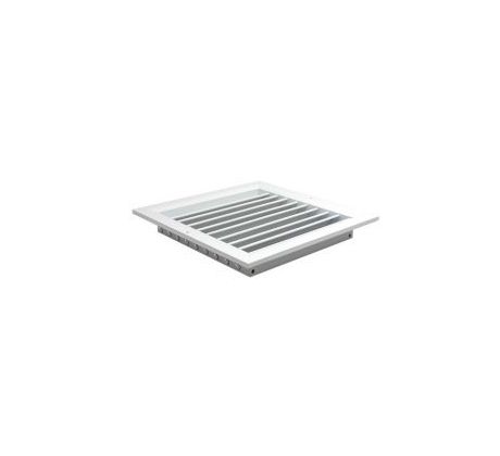 Vetracia mriežka z vysoko kvalitného extrudovaného hliníka 250x100 mm, biela