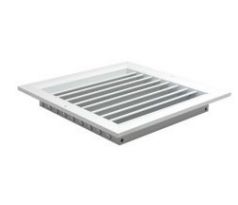 Vetracia mriežka z vysoko kvalitného extrudovaného hliníka 300x100 mm, biela
