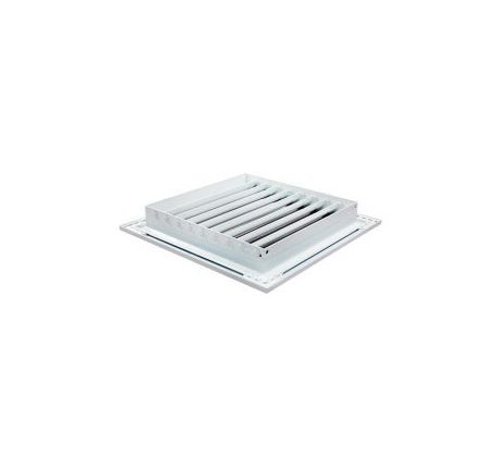 Vetracia mriežka z vysoko kvalitného extrudovaného hliníka 300x150 mm, biela