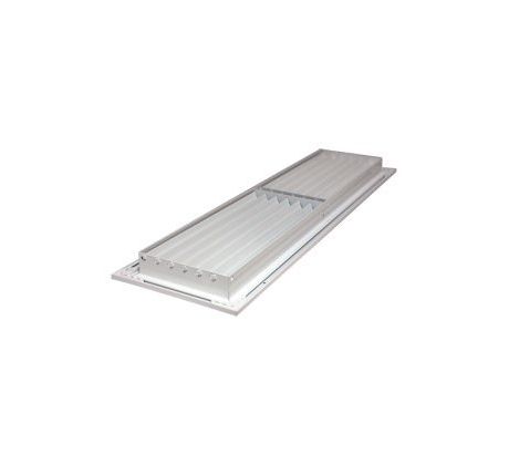 Vetracia mriežka z vysoko kvalitného extrudovaného hliníka 450x250 mm, biela