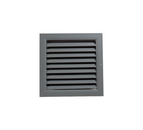 Ventilačná mriežka z vysoko kvalitného extrudovaného hliníka 250x200 mm, sivá