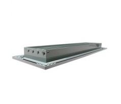 Ventilačná mriežka z vysoko kvalitného extrudovaného hliníka 450x100 mm, sivá