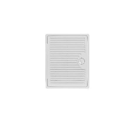 Revízne dvierka plastové s vetracou mriežkou 150x100 mm