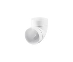 Plastové koleno okrúhle 45° na odbočenie vzduchovodov Ø 125 mm