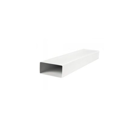 PVC ventilačné potrubie ploché, pevné 204x60 mm, dĺžka 2000 mm