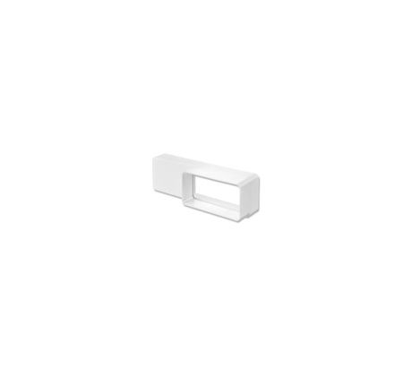 PVC redukcia pre prechod hranatého potrubia 220x90 mm / 222x89 mm