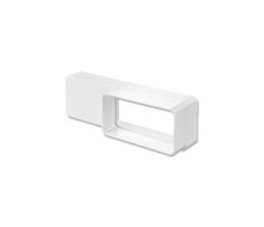 Plastová redukcia 90° z okrúhleho na hranaté potrubie Ø 150 mm / 220x90 mm