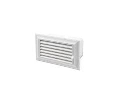 Plastová vetracia mriežka hranatá s reguláciou pre vzduchovod 204x60 mm