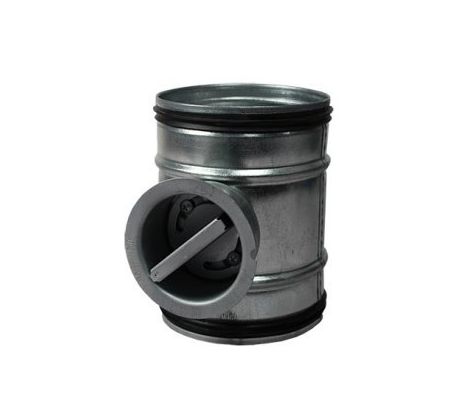 Spätná klapka manuálna s tesniacou gumou Ø 250 mm
