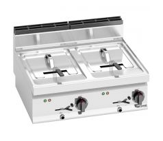 Dvojitá elektrická fritéza - 10+10 L - 18 kW – EFB873H-10+10