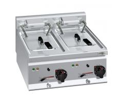 Elektrická dvojitá fritéza - 10+10 L - 12,0 kW – EFB663M-10+10