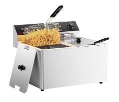 Dvojitá elektrická fritéza - 8+8 L - 6,5 kW – EFK643-8+8N