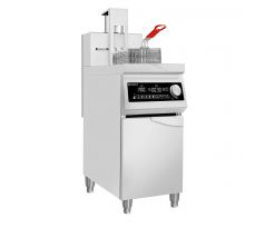 Indukčná fritéza - 30 L - 10 kW - S automatickým zdvíhaním košov – IFLB30