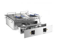 Elektrická vstavaná fritéza - 13+13 L - 24 kW – EEF874M