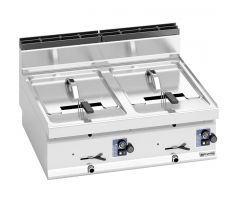 Dvojitá plynová fritéza - 2×10 L - 13,8 kW – GFB873T-10+10