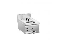Plynová fritéza - 8 l - 6,0 kW - manuálne ovládanie - s vypúšťacím kohútikom – GFK463-8