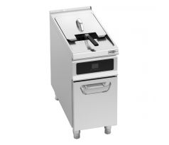 Elektrická fritéza - 22 L - 22 kW - so systémom filtrácie oleja – EFEKB22
