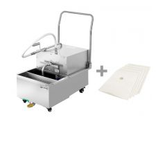Filter na fritovací olej s vypúšťacím kohútom - 48 l/min - 550 W – OFM2