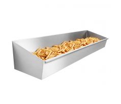 Odkvapkávacia vaňa na hranolky z nehrdzavejúcej ocele - 1200x300 mm - s odkvapkávacím sitom – PWSI120