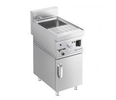 Elektrický varič cestovín - Línia 700 - 26 litrov - 6 kW - vrátane podstavca s 1 dvierkami - s napúšťacím ventilom – ENK474#UBK400-E