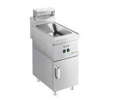 Elektrický ohrievač hranoliek - 1,17 kW - 1× GN 1/1 - so spodnou skrinkou s jednými dverami – FWK400-EN#UBK400-E