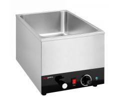 Elektrická Bain Marie - 1,2 kW - GN 1/1 s výškou 200 mm - s vypúšťacím kohútikom – BMH200