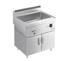Elektrická ohrevná vaňa Bain Marie - 800 mm - 2,4 kW - 2x GN 1/1 alebo 4x GN 1/2 - s vypúšťacím kohútikom – BMK800-E#UBK800-E